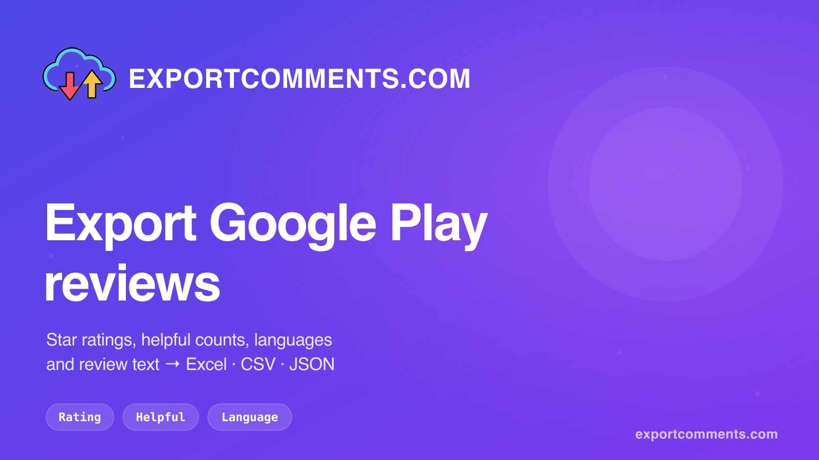 How to export Google Play Store reviews