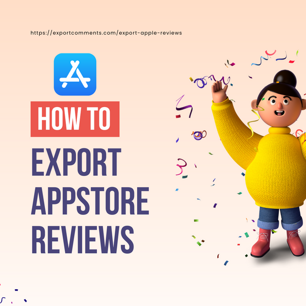 How to export Apple Reviews